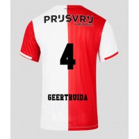 Feyenoord Lutsharel Geertruida #4 Domáci futbalový dres 2023-24 Krátky Rukáv